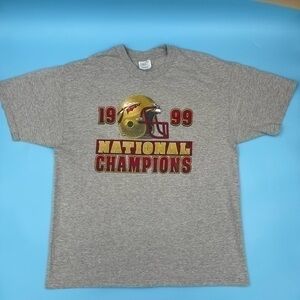 VINTAGE 1999 Florida State Seminoles UNDEFEATED Front/Back Graphic Tee